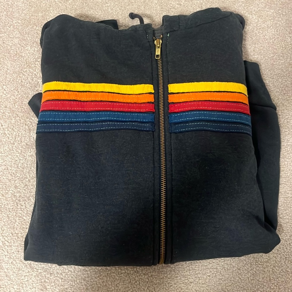 aviator nation 5-strip zip up